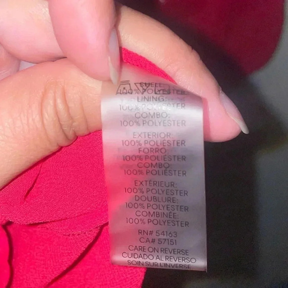 Calvin Klein women’s puff shoulder chiffon pullover top - Picture 5 of 5